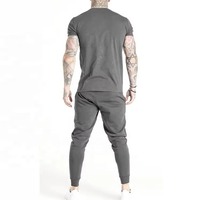 UNIQUE CLOTHING T-shirt de sport personnalisable pour homme, 100% coton tricoté, coupe classique, col rond, manches courtes, respirant, séchage rapide