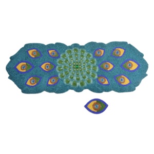 Indoor Design Placemats With <b>Beads</b> Design Mats For Home Decor Tableware Dinning Table Party and Wedding Design Pads - Product Image 1