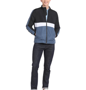 Veste coupe-vent de qualité supérieure, personnalisable avec logo, légère, en nylon, vêtements de sport pour hommes, fermeture éclair, grandes tailles. - Product Image 4