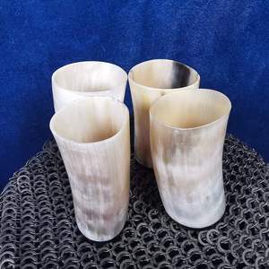 High Quality Buffalo Horn Glass Viking Drinking Horn Mug Shot Beer Cup with Brass Rim Water Usage Low Price - Product Image 2