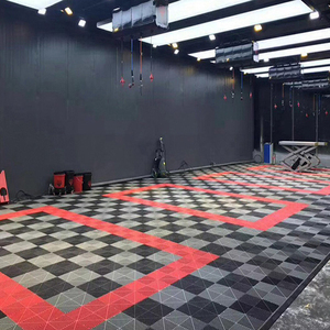 <b>Interlocking</b> Plastic Flooring PP Garage <b>Floor</b> Tiles - Product Image 1
