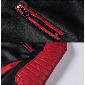 Chaqueta de Cuero para Motociclista al por Mayor, Premium, de Piel de Vaca, Resistente, Transpirable, de Poliéster, para Invierno, con Bordado - Product Image 5