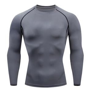 OEM&ODM Rashguard de sport vierge pour le surf UPF50 respirant, T-shirt de compression imprimé à manches longues pour MMA, avec logo personnalisé, écologique - Product Image 3