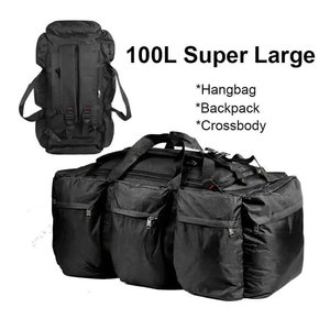 Unisex Tactical Camping Backpack Large Luggage Outdoor Hiking Trekking Carry Duffel Weekend Nylon <b>Water</b> Resistant Lightweight - Product Image 5