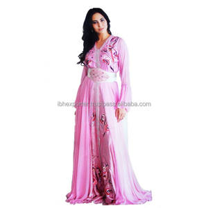 Vente en gros à Dubaï robe musulmane Kaftan robe abaya pour femme Pakistan vêtements islamiques pour femmes - Product Image 1