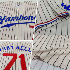 180GSM Mesh Full Dye Sublimation Custom Button <b>Down</b> Baseball Jersey Sportswear Jersey Shirts Sublimation Printing OEM Wholesale - Product Image 2