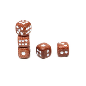 Stone Red Goldstone D6 <b>Dice</b> Cube Natural Gemstone Crystal Stone D6 <b>Dice</b> Engraved Stone Custom <b>Dice</b> <b>Sets</b> - Product Image 3