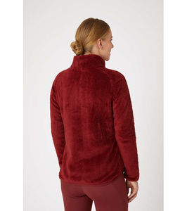 Women's Plus Size Breathable Fleece Jacket with Lightweight Soft Polar Fabric Zip-up Closure and Pockets for Winter Hiking - Product Image 6