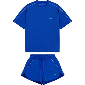 Oversized <b>Sweat</b> <b>Set</b> for women 2 Piece Shorts <b>Sets</b> Summer Casual Loose Short Sleeve Matching Suit <b>Sweat</b> Pant <b>Sweat</b> <b>Sets</b> for Women - Product Image 4