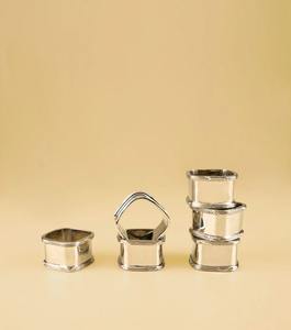 Anillos de Servilleta de Cobre Clásicos y Ecológicos de Antigüedades, Decoración de Mesa para Bodas, Accesorios de Comedor para Banquetes de Hotel - Product Image 3