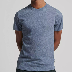 T-shirt pour homme sur mesure OEM, coupe ajustée, manches courtes, meilleure qualité, 82% coton, 18% élasthanne, t-shirts décontractés pour homme - Product Image 6
