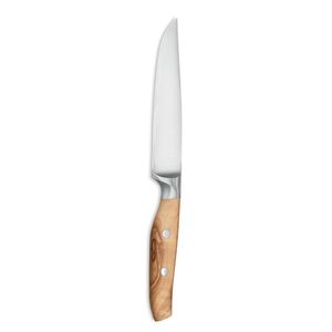 Cuchillos para carne de alto rendimiento con hoja de acero inoxidable sin dientes y mango negro duradero para servicio de mesa en restaurantes de carne. - Product Image 4