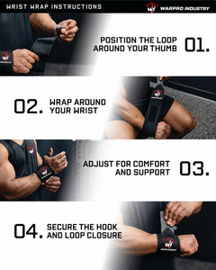 Correas de Soporte para Muñecas Duraderas para Gimnasio, con Tela Cómoda y Cierre Seguro, para Entrenamiento con Pesas, Press de Banca y Levantamiento de Pesas - Product Image 6