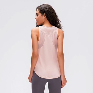 Chaleco sin mangas de punto de calidad para mujer al por mayor, top corto básico de color liso con cuello en U, estilo casual - Product Image 6