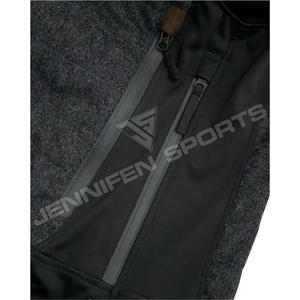 Chaqueta Parka Acolchada Transpirable de Lana 100% Personalizada para Hombre, Manga Larga, Cálida para Invierno y Caza, con Capucha - Product Image 4