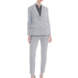 Fashion Ladies Business Suit <b>Blazer</b> And Trouser <b>Set</b> Classic Office Wear Formal Clothing Custom Design - Product Image 5
