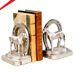 Sujetalibros de metal con diseño de flecha único, acabado dorado, hechos a mano, atractivos sujetalibros para mesa, sala de estar, decoración para libros. - Product Image 3
