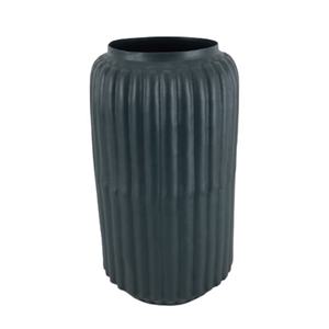 Último diseño, florero de Metal decorativo de hierro de Color negro, acabado recubierto de polvo negro mate muerto para decoración del hogar - Product Image 2