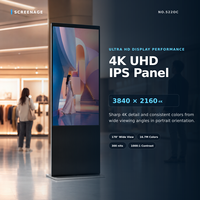 Affichage numérique pour hall d'hôtel, kiosque numérique LCD sur pied de 55 pouces pour la signalisation directionnelle dans les hôtels