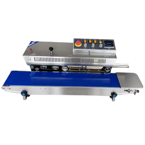 Continuous Band Sealer Band Sealer Continuous Automatic Continuous Band Sealer Horizontal Heat <b>Seal</b> Machine for Plastic Packing - Product Image 1