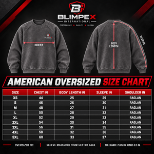 Custom Mineral Wash Crewneck <b>Sweatshirt</b> Oversized Charcoal <b>Grey</b> Heavyweight Raglan Fleece Pullover OEM Private Label Blimpex - Product Image 5