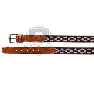 Ceinture de polo en cuir artisanal pour l'équitation, surface lisse, fermeture sécurisée, design flexible - Product Image 2