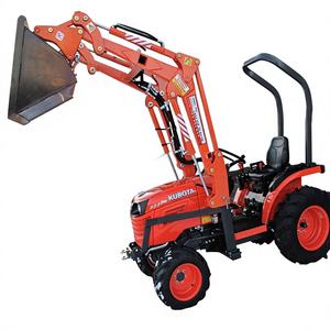 Tractor Agrícola Compacto Diésel 4x4 con Cargador Frontal de 20HP, Tractor de Ruedas Usado para Desbroce y Trabajos Agrícolas - Product Image 4