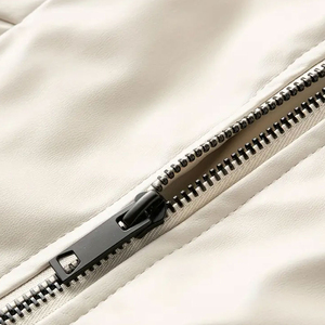 Chaqueta de Cuero Personalizada para Hombre, Diseño Clásico de Motocicleta, Logotipo OEM, Cuero Duradero de Primera Calidad, Ropa Exterior de Moda para Motociclistas - Product Image 4