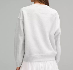 Sudaderas Casuales de Punto Ecológicas para Mujer, con Hombros Caídos, Transpirables, que Realzan la Figura, para Invierno - Product Image 5