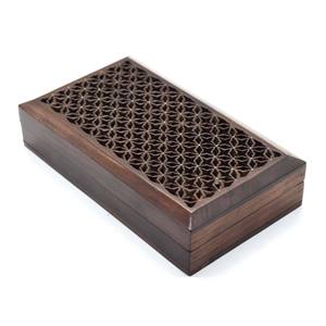 Latest Wood Lattice Hand Carved Decorative Storage <b>Box</b> For Jewelry <b>Keepsake</b> Vanity With Hinged Lid For Homedecor <b>Wedding</b> Gift - Product Image 1