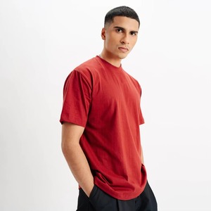 High Quality Heavy Weight Plain Oversized <b>Tshirt</b> Custom Printing Embroidery 100 Cotton Men t Shirt - Product Image 1