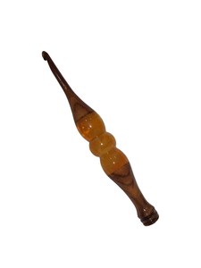 Knitting Tool Eco-Friendly Fashion Resin & Wood <b>Crochet</b> <b>Hook</b> with Lightweight Structure for Easy Carry Travel Friendly Craft Use - Product Image 4