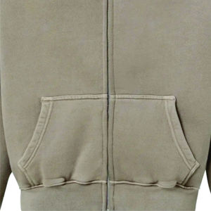 Vente en gros de pull à capuche 100% coton pour hommes, molleton de haute qualité, imprimés personnalisés, motif uni, saison d'hiver - Product Image 4