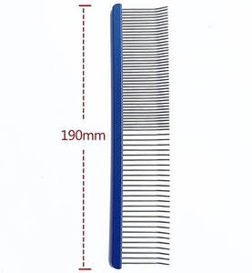 <b>Hair</b> <b>Comb</b> Wholesale OEM Top High Quality Professional Simple Eco-Friendly Angled Pin <b>Comb</b> Stainless Steel Custom Logo - Product Image 2
