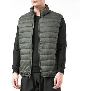 New Arrival Winter Quilted Puffer <b>Vest</b> Soft Interior Green Ultralight Packable Core Warmer Sleeveless <b>Vests</b> - Product Image 6