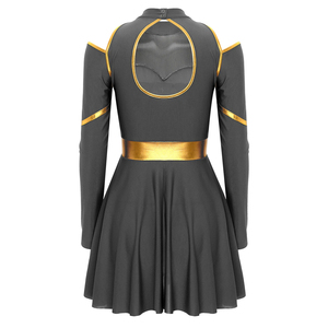 Uniforme Deportivo de Animadoras, Estilo Falda, 100% Poliéster, Lentejuelas Bordadas, Teñido, Servicio OEM, Precio Razonable - Product Image 5