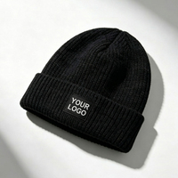 Chapeau en tricot jacquard avec logo personnalisé, style streetwear unisexe, chaud, pour le skateboard, la rue, la mode hip-hop