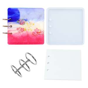 Moule en silicone pour résine, moule pour couverture de carnet, carnet carré, journal, ornement - Product Image 5