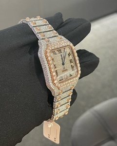 Montre Moissanite Iced Out pour Homme, Couleur VVS, Acier Inoxydable, Étanche, Automatique, Hip Hop, Certificat GRA - Product Image 3