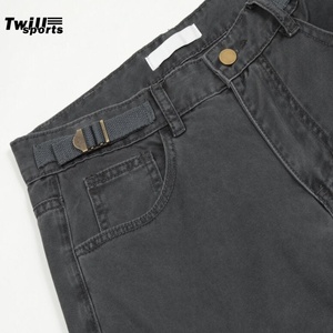 Pantalones de mezclilla TWILL SPORTS al por mayor para hombre, vaqueros personalizados de mezclilla suelta, estilo casual, lavado a la nieve, estilo urbano, otoño - Product Image 2