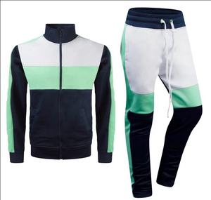 ชุดวอร์มแบบซิปสีดำลายทางใหม่ ปรับแต่งได้ สวมใส่สบาย ผลิตจากโพลีเอสเตอร์ 100% ระบายอากาศได้ดี แห้งเร็ว ทนทาน - Product Image 1