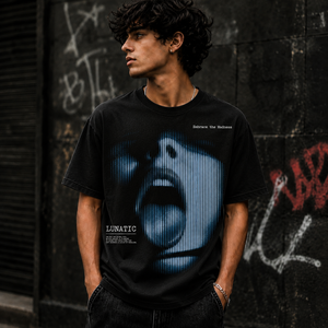 T-shirt surdimensionné en coton 100% imprimé par sublimation personnalisée, fabricant OEM ODM, vente en gros, marque privée, vêtements streetwear, 180g - Product Image 1
