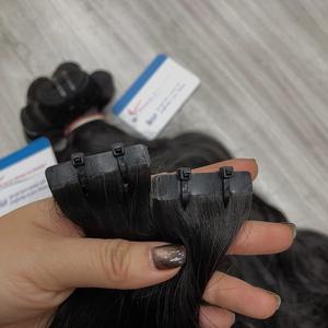 Extensions de cheveux de haute qualité, 100% cheveux humains, couleur naturelle, trame en kératine, cheveux vierges non traités, meilleur fournisseur au Vietnam. - Product Image 1