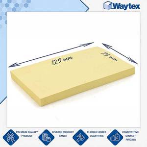 Blocs de notes autocollantes repositionnables de grande taille et de qualité supérieure - Bloc de 100 feuilles, jaune 75 x 125 mm, disponibles à la vente - Product Image 6