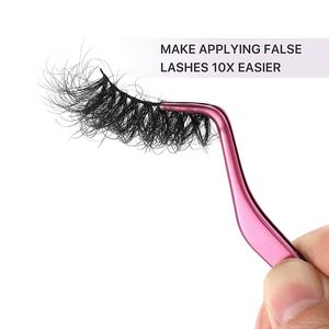 Pince à épiler à pointe fine pour sourcils, en acier inoxydable, avec manche confortable, outil de beauté de luxe pour un toilettage précis - Prix de gros - Product Image 5