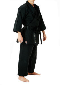 Uniforme de karaté personnalisable pour adultes, unisexe, blanc et noir, approuvé par la WKF, uniformes d'arts martiaux BJJ, 100% coton, Pakistan - Product Image 5