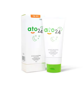 Lotion hydratante Ato24 de Dong Sung Pharmaceutical 200mL pour peaux sensibles, soin du corps, utilisation nocturne, sans parfum, céramide - Product Image 2