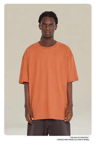 เสื้อยืดคอกลมแขนสั้นผู้หญิงสองสี ไซส์ US สกรีนโลโก้ตามสั่ง ทรงหลวม สไตล์ลำลอง - Product Image 3
