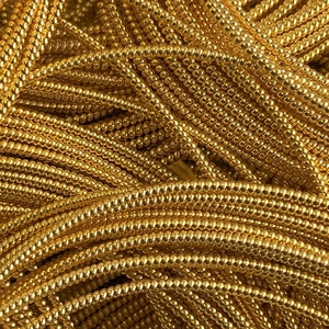 Hilo de bordado de alfiler de seguridad personalizable, resistente a altas temperaturas, chapado en oro, con alambre de bullion francés rígido para insignias - Product Image 5