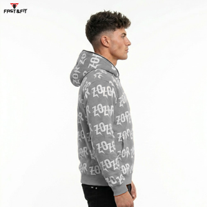 Sudaderas con capucha impresas de calidad profesional para hombre, sudaderas de algodón de secado rápido, personalizadas. - Product Image 5